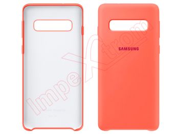 Pink / orange silicone cover, EF-PG973THE for Samsung Galaxy S10, G973F, in blister